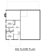Secondary Image - Modern House Plan - 35134 - 2nd Floor Plan