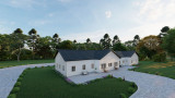 Traditional House Plan - The Penelope 82536 - Rear Exterior