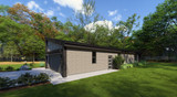Contemporary House Plan - Lake Haven 34653 - Right Exterior