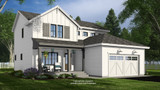Farmhouse House Plan - Kenton 27589 - Left Exterior