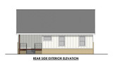 Secondary Image - Bungalow House Plan - Honeysuckle 19032 - Rear Exterior