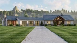 Farmhouse House Plan - 52685 - Front Exterior