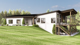 Modern House Plan - 70504 - Right Exterior