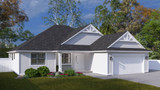 Ranch House Plan - Audrey 60994 - Left Exterior