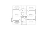 Secondary Image - Mountain Rustic House Plan - Brookhaven 43757 - 2nd Floor Plan