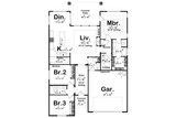 Ranch House Plan - Cravens Park 62466 - Optional Floor Plan