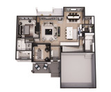 Bungalow House Plan - Elm Springs 14667 - Other Floor Plan