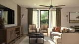 Farmhouse House Plan - Beckman 66650 - Great Room