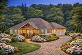Craftsman House Plan - Island Park 33350 - Exterior