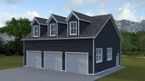 Country House Plan - Wilhelm Garage 20390 - Right Exterior