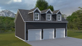 Country House Plan - Wilhelm Garage 20390 - Left Exterior