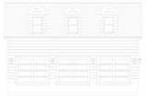 Country Style Garage - Plan #20390 - Front Exterior - Exterior