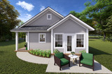 Secondary Image - Cottage House Plan - Baybeach 43147 - Rear Exterior