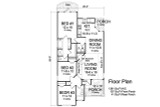 Cottage House Plan - Baybeach 43147 - 1st Floor Plan