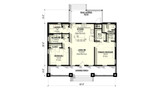 Country House Plan - Petunia 40434 - 1st Floor Plan