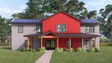 Country House Plan - Rose 68458 - Front Exterior