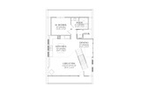 A-Frame House Plan - Bismarck 64604 - 1st Floor Plan