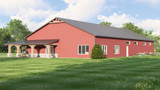 Farmhouse House Plan - 90643 - Right Exterior
