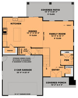 Modern House Plan - The Manchester 87853 - 1st Floor Plan