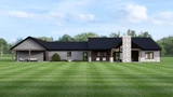 Farmhouse House Plan - 89689 - Rear Exterior