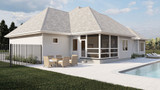 Traditional House Plan - Alexander 74052 - Right Exterior