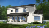 Farmhouse House Plan - Franklin 11078 - Rear Exterior