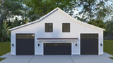 Craftsman House Plan - Brandy Barndo 95893 - Front Exterior