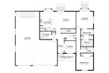 Ranch House Plan - Sharp 86690 - 1st Floor Plan
