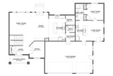 Craftsman House Plan - Cross 51102 - 1st Floor Plan