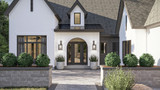 European House Plan - Canfield Mill 85572 - Exterior