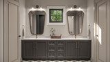 European House Plan - Canfield Mill 85572 - Master Bathroom