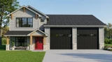 Craftsman House Plan - 25052 - Front Exterior