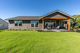 Ranch House Plan - 13945 - Rear Exterior