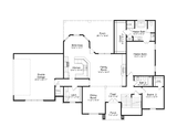 Farmhouse House Plan - 55824 - 1st Floor Plan