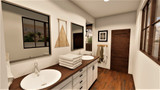 Mediterranean House Plan - Orpheus 47493 - Master Bathroom