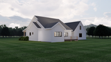 Farmhouse House Plan - Palfreyman 60041 - Rear Exterior