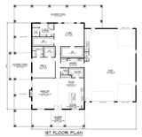 Country House Plan - 20394 - 1st Floor Plan
