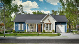 Ranch House Plan - Georgia 3 97964 - Front Exterior