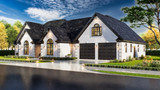 Traditional House Plan - Oxford 2 26300 - Right Exterior