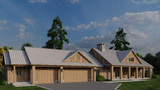 Farmhouse House Plan - Bryson Farms 99406 - Left Exterior