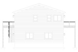 Traditional House Plan - Gray Barndo 47576 - Rear Exterior