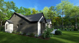 Craftsman House Plan - The Windy Ridge 87405 - Left Exterior