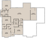 Craftsman House Plan - The Windy Ridge 87405 - Basement Floor Plan