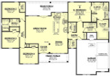 Farmhouse House Plan - Copper Creek 61665 - 1st Floor Plan