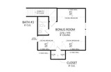 Farmhouse House Plan - Darlington 3 26691 - 2nd Floor Plan