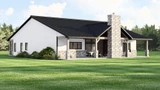 Craftsman House Plan - 94362 - Right Exterior