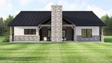 Craftsman House Plan - 94362 - Rear Exterior