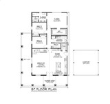 Country House Plan - 16440 - 1st Floor Plan