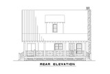 Mountain Rustic House Plan - Creek Side 28721 - Rear Exterior