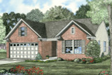 Traditional House Plan - Burlington Cove 93007 - Front Exterior